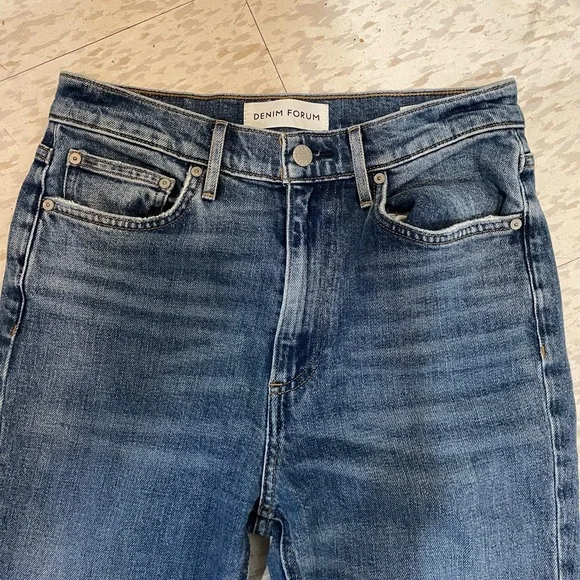 Aritzia denim forum the Marianne high rise flare jeans size 27 - Picture 3 of 10